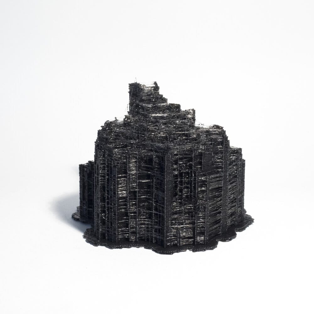 Dominik-Mersch. City Constructed from Sleeping Brain Activity Data 3D printed sculptures