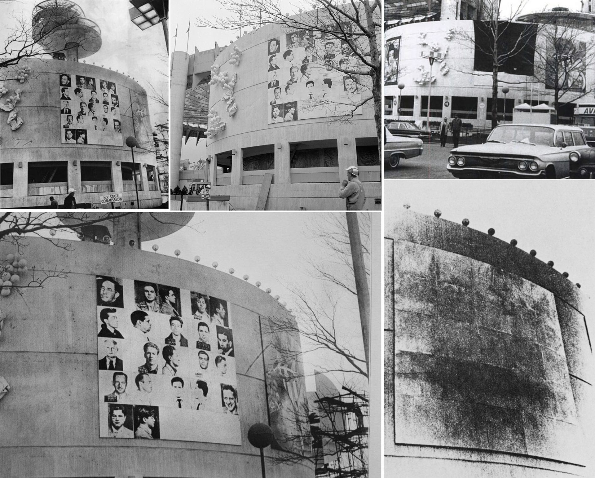 Thirteen Most Wanted Men, 1964. New York State Pavillion. Feria Mundial. Andy Warhol.